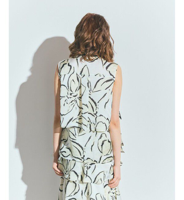 Grace Class「プリントレイヤードノースリーブ」|シャツ・ブラウス|