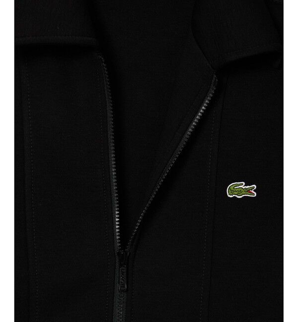 LACOSTE「ダブルフェイススウェットジップジャケット / ジップアップブルゾン」|ブルゾン・スタジャン|