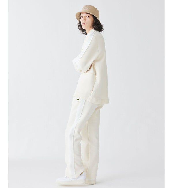 LACOSTE「ダブルフェイススウェットジップジャケット / ジップアップブルゾン」|ブルゾン・スタジャン|