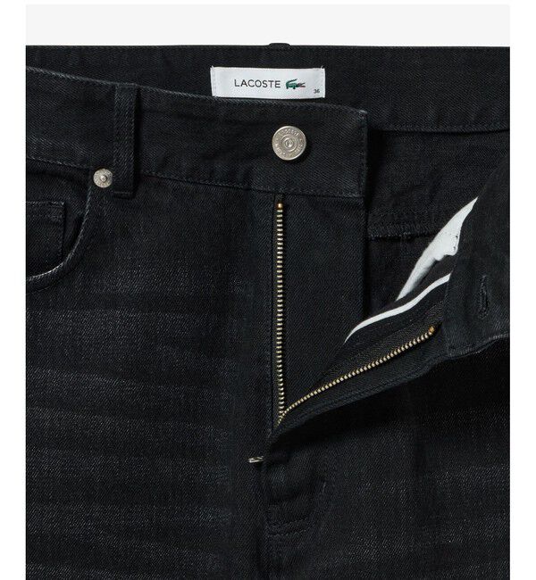 LACOSTE「バレルレッグデニムパンツ」|デニム|
