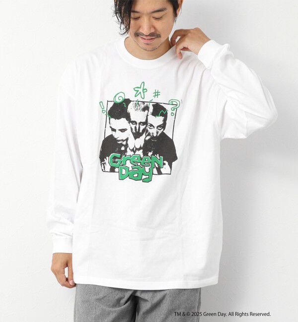 NOLLEY'S goodman「【GOOD ROCK SPEED】別注 アーティスト/バンド プリントワイドロンT 25AW」|Tシャツ・カットソー|ホワイト系その他