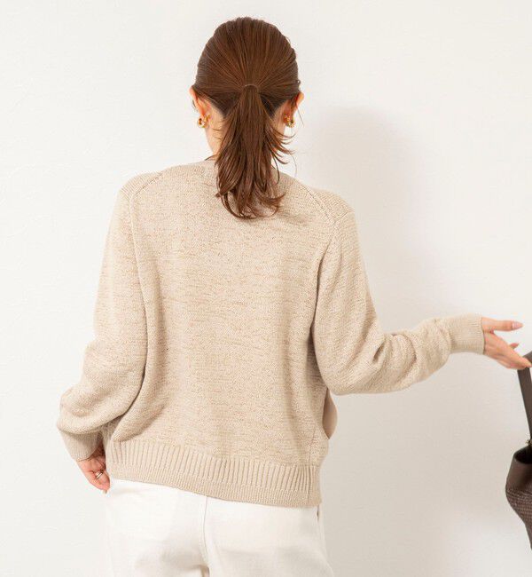 Rie Miller「《手洗い可能》テープヤーンZIP UPカーディガン」|カーディガン|