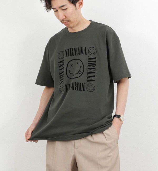 NOLLEY'S goodman「【GOOD ROCK SPEED】NIRVANA バンド プリントTシャツ 26SS」|Tシャツ・カットソー|