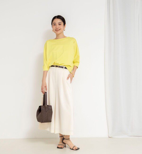 NOLLEY'S「ウォッシャブルドルマンTシャツ」|Tシャツ・カットソー|