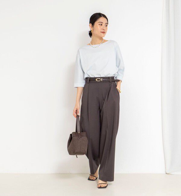 NOLLEY'S「ウォッシャブルドルマンTシャツ」|Tシャツ・カットソー|