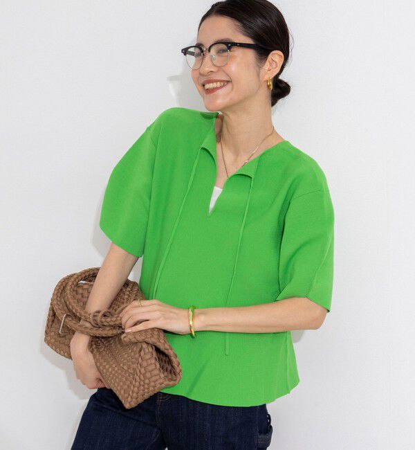 Rie Miller「《手洗い可能》トラペーズ2WAYプルオーバー」|ニット・セーター|