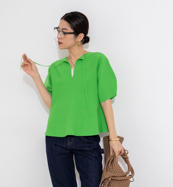 Rie Miller「《手洗い可能》トラペーズ2WAYプルオーバー」|ニット・セーター|