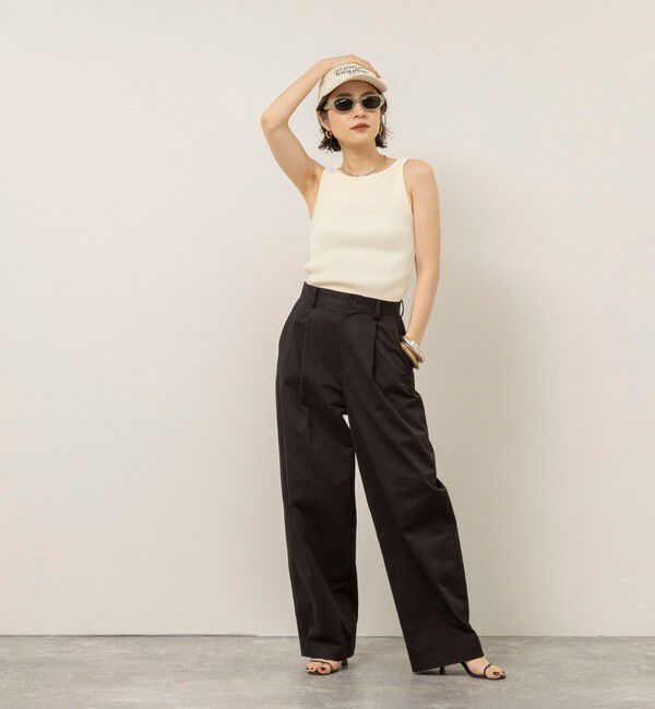 MAQWEL「《手洗い可能》ブークレタンクトップ」|タンクトップ|