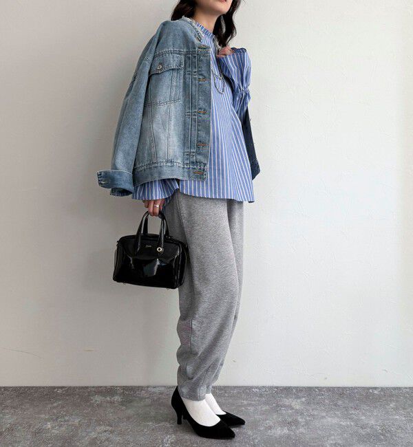 fredy emue「袖フレアストライプシャツ」|シャツ・ブラウス|