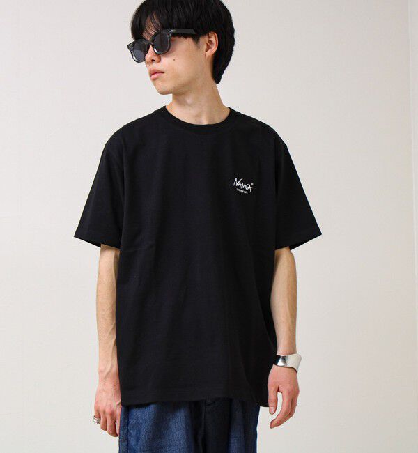 GLOSTER「【NANGA&times;GLOSTER】別注① Rect Backprint Tee」|Tシャツ・カットソー|