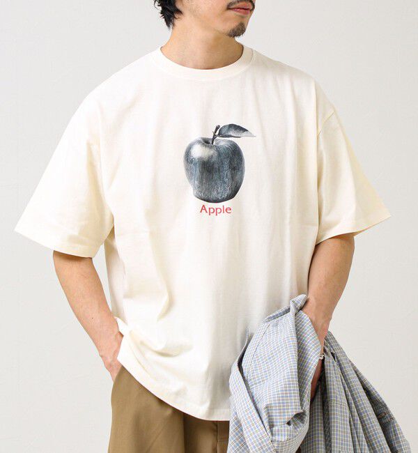 GLOSTER「【モノトーン果実図鑑】フルーツプリントTシャツ」|Tシャツ・カットソー|ホワイト系その他3
