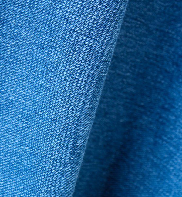 GLOSTER「【立体アップリケ】カットデニム風 ニットアップリケスウェット」|スウェット・ジャージ|