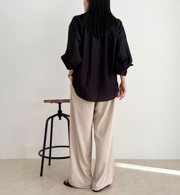 fredy emue「【ラクなのにきちんと見え】シャラリツイル イージーパンツ」|チノ|