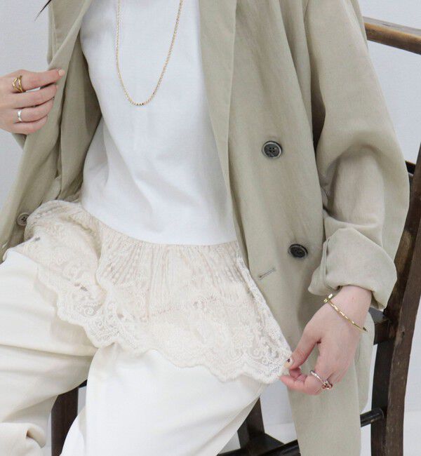 fredy emue「レースドッキングタンクトップ」|タンクトップ|オフホワイト