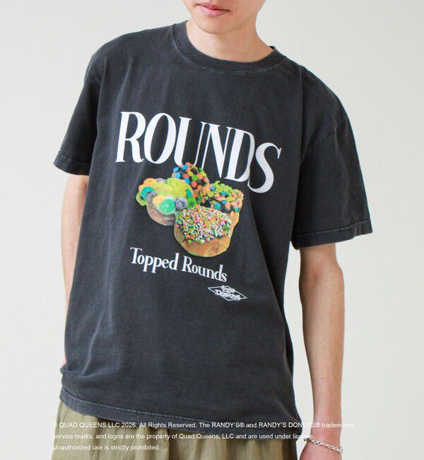 GLOSTER「【GOOD ROCK SPEED】Randy&rsquo;s Donuts / ランディーズドーナツ プリントT」|Tシャツ・カットソー|ブラック