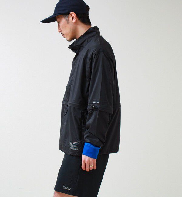 GLOSTER「【TAION/タイオン】HI-NECK W-ZIP DETACHABLE LIGHT JACKET」|ブルゾン・スタジャン|