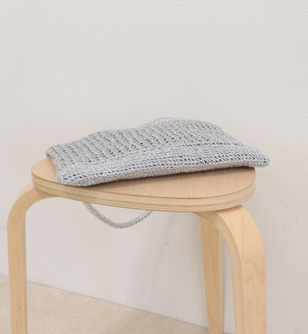 fredy emue「メタリックコード柄編みワンハンドルバッグ」|ショルダー・メッセンジャー|