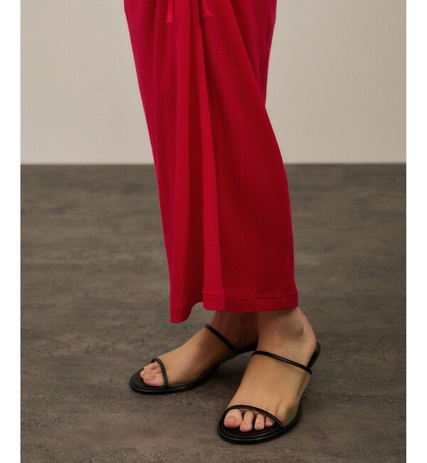 SALON adam et rope'「nu=layerアシンメトリーシャーリングスカート」|スカート|