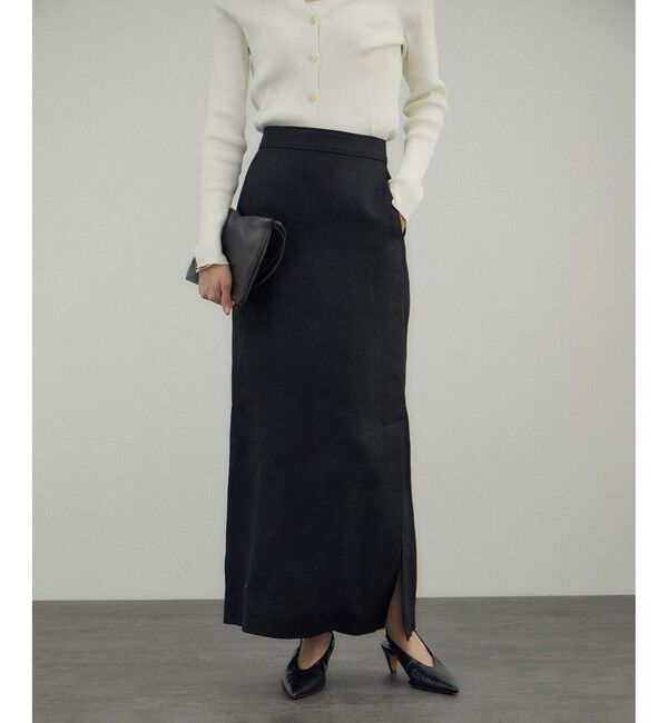 SALON adam et rope'「リネンドンゴロススカート/セットアップ対応」|スカート|