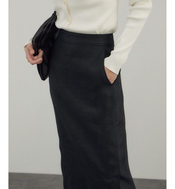 SALON adam et rope'「リネンドンゴロススカート/セットアップ対応」|スカート|