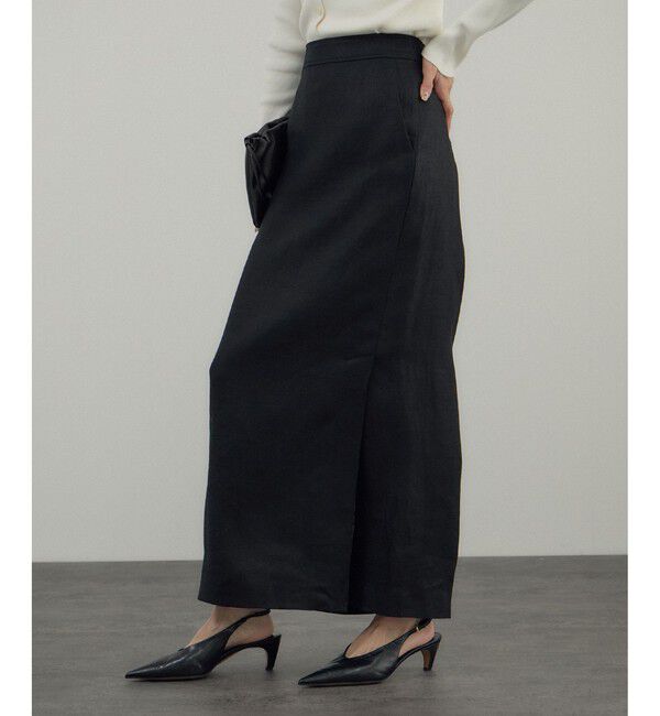 SALON adam et rope'「リネンドンゴロススカート/セットアップ対応」|スカート|