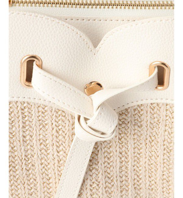 VIS「【2WAY】ハートカットカゴバッグ」|ショルダー・メッセンジャー|