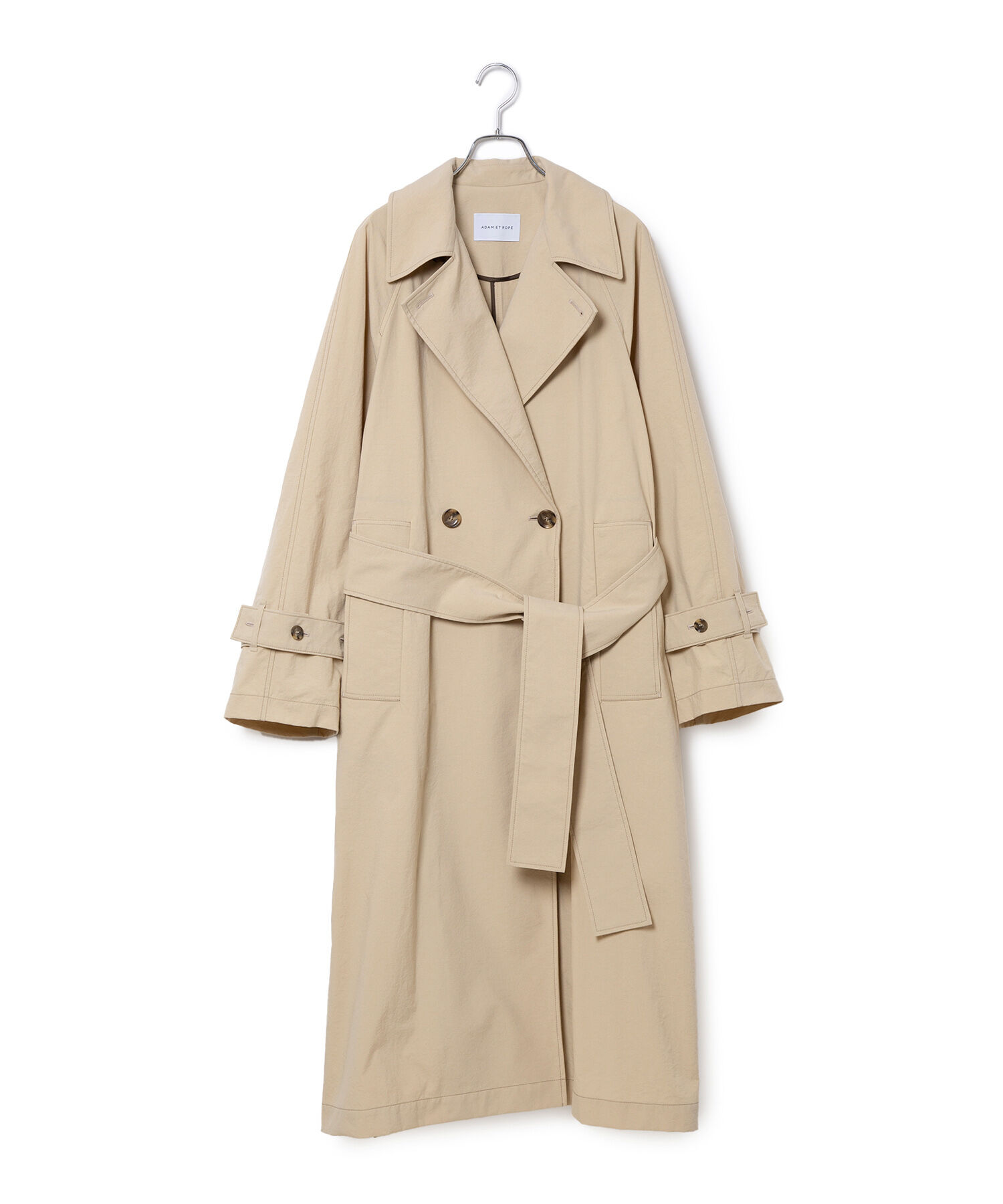 ADAM ET ROPE'「【環境配慮】ファンクショントレンチコート」|トレンチコート|