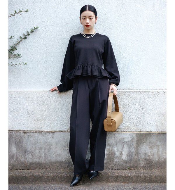 ADAM ET ROPE'「フォルムヒールポインテッドパンプス」|パンプス|