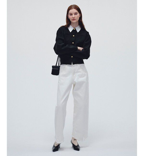 ADAM ET ROPE'「フォルムヒールポインテッドパンプス」|パンプス|