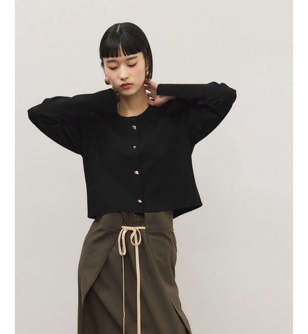 ADAM ET ROPE'「セレクトレングスコンパクトカーディガン/UV抑制/接触冷感」|カーディガン|