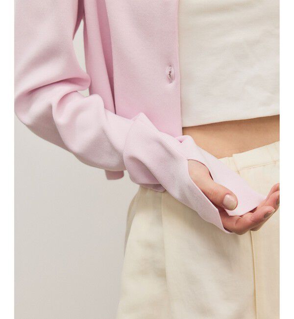 ADAM ET ROPE'「セレクトレングスコンパクトカーディガン/UV抑制/接触冷感」|カーディガン|