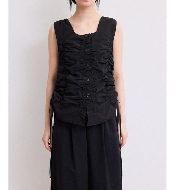 ADAM ET ROPE'「【WEB限定】シャーリングジレ」|ベスト・ジレ|