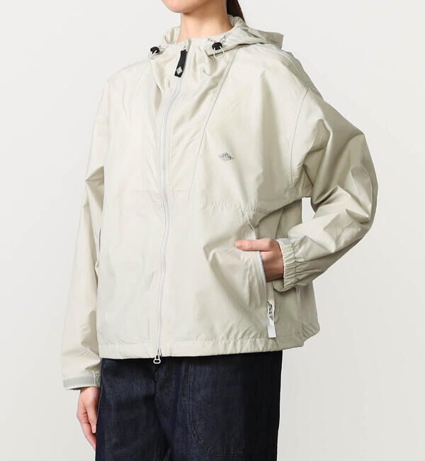 DANTON「DANTON | スタナーナイロン フードショートジャケット WOMEN」|テーラードジャケット|GREIGE