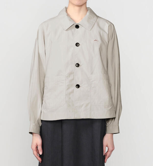 DANTON「DANTON | ナイロンタッサー ドルマンスリーブジャケット WOMEN」|テーラードジャケット|