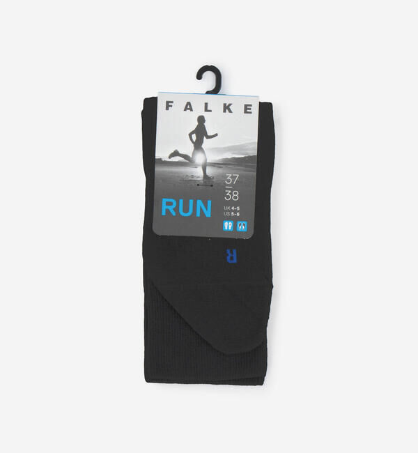  「FALKE | 16605 RUN SOCKS WOMEN」|ソックス|BLACK