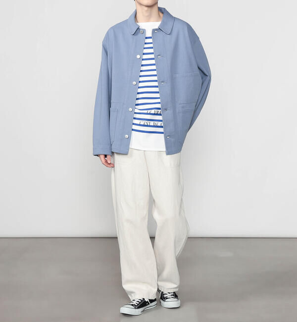 ORCIVAL「ORCIVAL | パラレルジャージー フレンチカバーオール MEN」|テーラードジャケット|