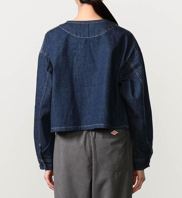 DANTON「DANTON | 11ozデニム ノーカラーショートジャケット WOMEN」|その他|