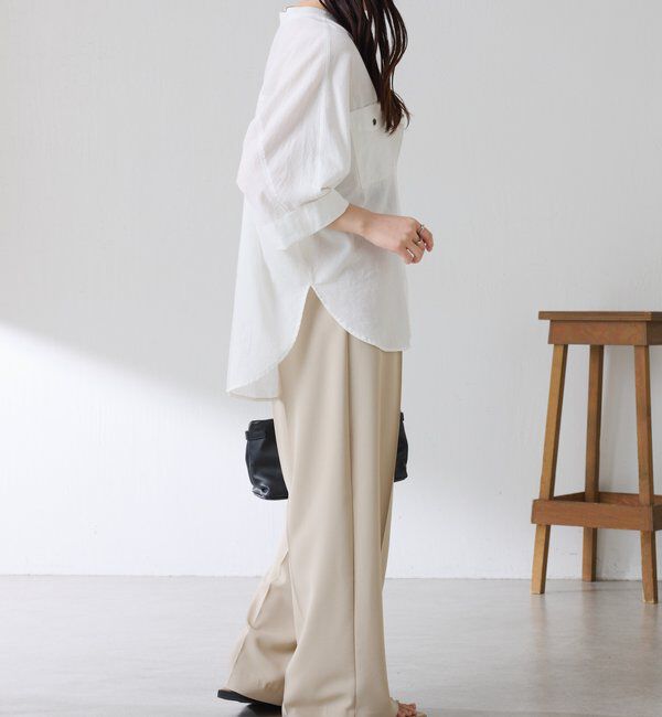  「Q.anos　ドルマンシアーデニムシャツ」|シャツ・ブラウス|