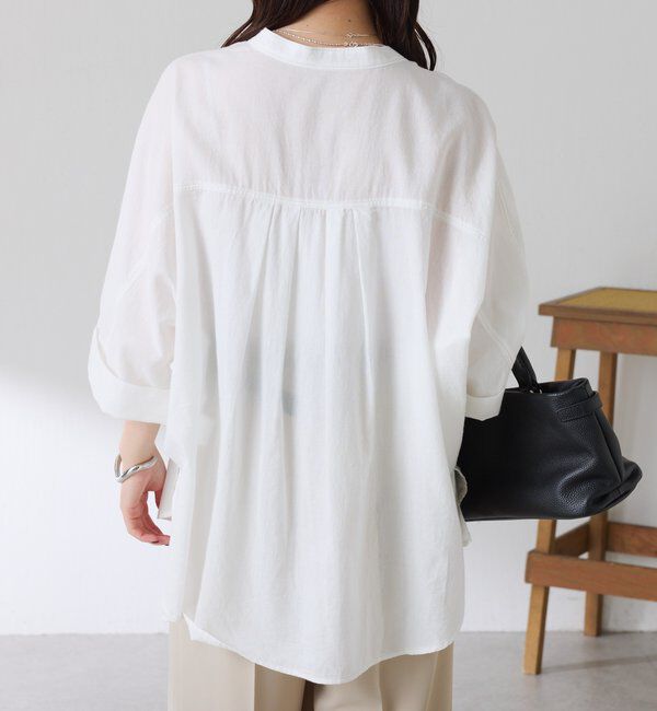  「Q.anos　ドルマンシアーデニムシャツ」|シャツ・ブラウス|