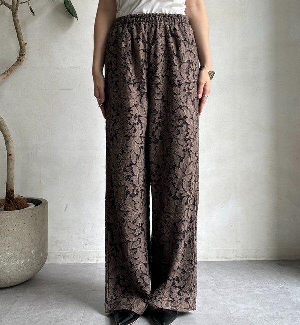  「ピグメントレースパンツ」|チノ|