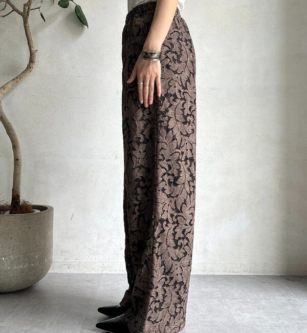  「ピグメントレースパンツ」|チノ|