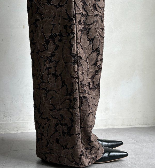  「ピグメントレースパンツ」|チノ|