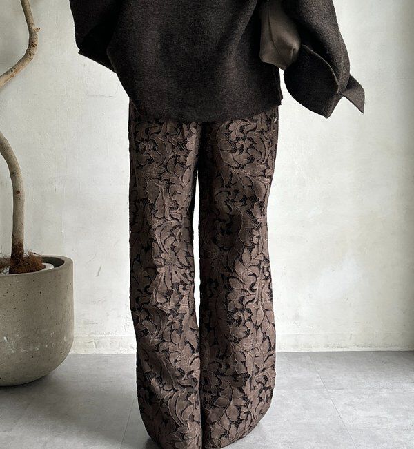  「ピグメントレースパンツ」|チノ|