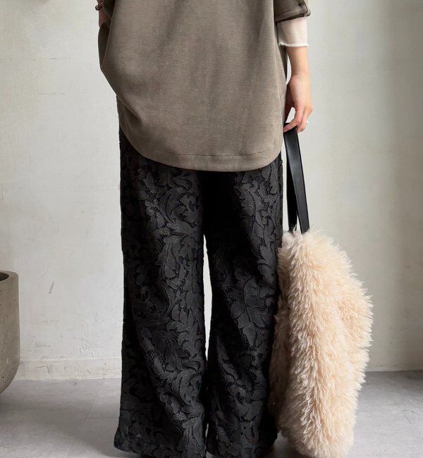  「ピグメントレースパンツ」|チノ|