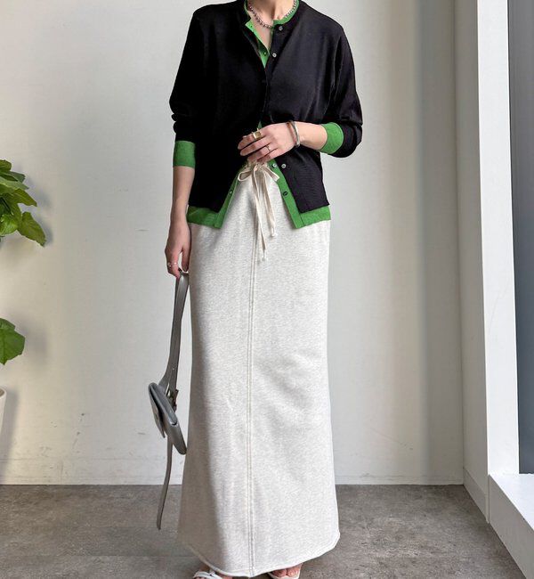  「【WEB限定】レイヤード風カーディガン」|カーディガン|