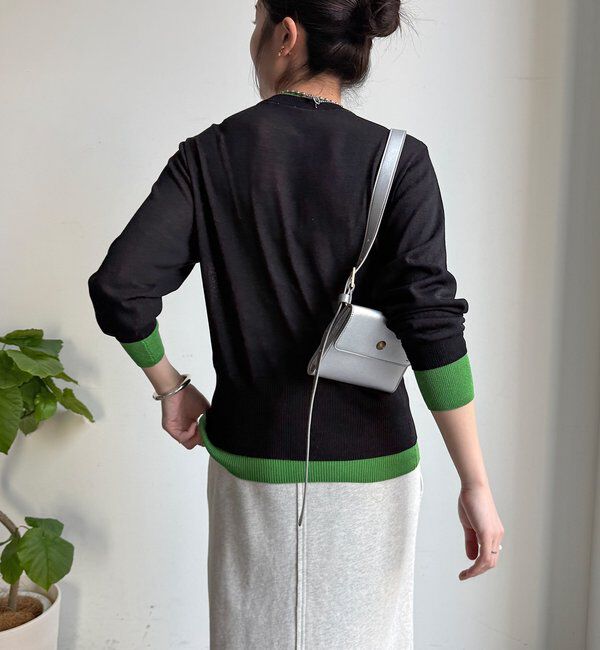  「【WEB限定】レイヤード風カーディガン」|カーディガン|