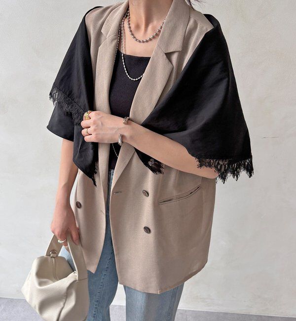  「レーストリミングマルチWAYストール」|マフラー|