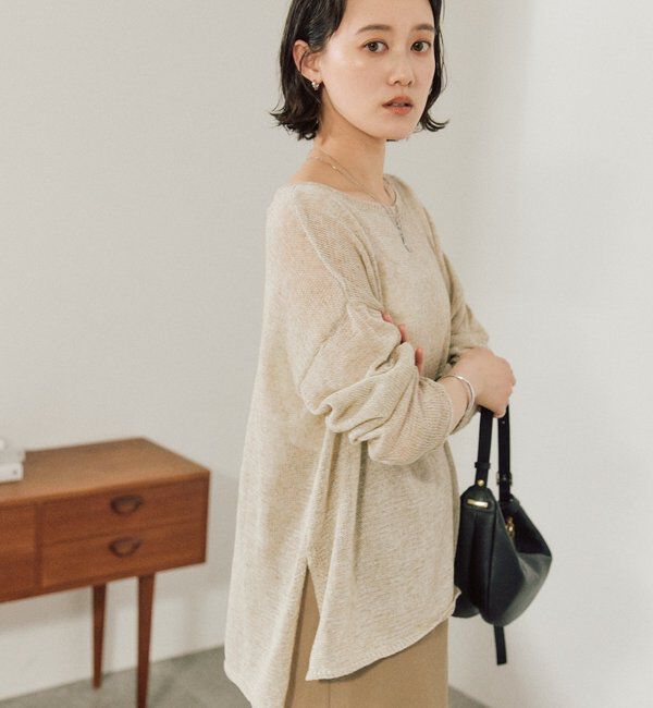  「メランジルーズニット」|ニット・セーター|