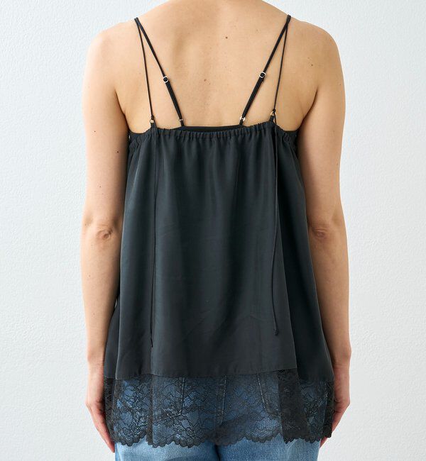  「【新色追加/鮮度抜群】レーストリムキャミソール」|シャツ・ブラウス|