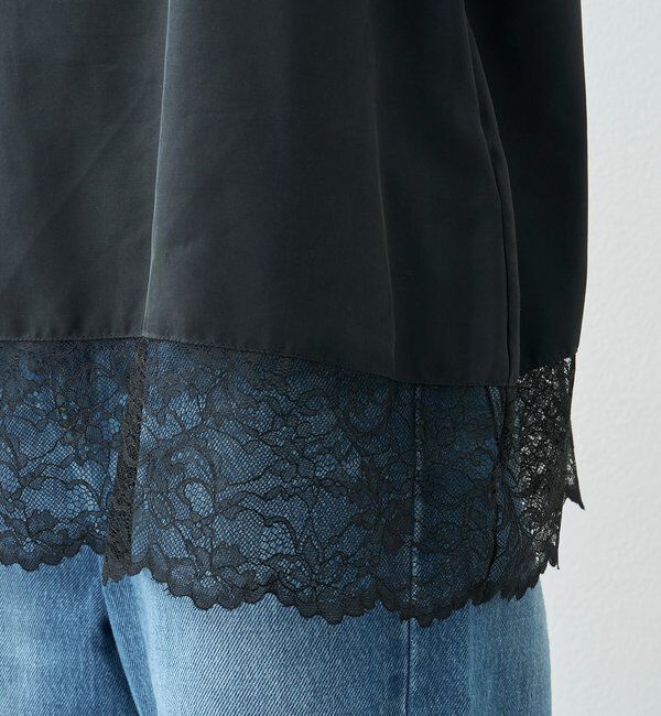  「【新色追加/鮮度抜群】レーストリムキャミソール」|シャツ・ブラウス|